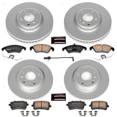 Power Stop CRK6134 Z23 Evolution Sport Front And Rear Brake Kit for 2012-2016 Audi A4 product image