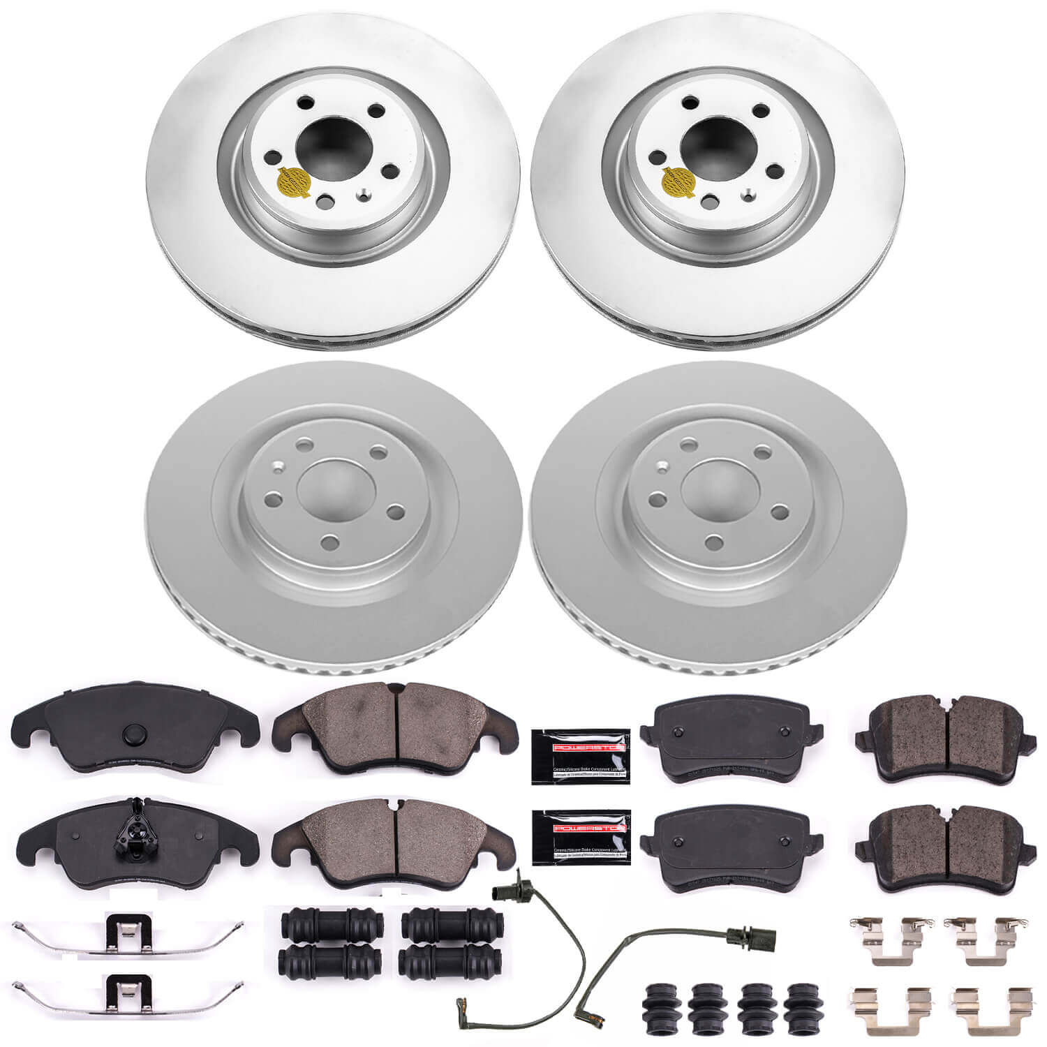Power Stop CRK6141 Z23 Evolution Sport Front And Rear Brake Kit for 2014-2015 Audi A6 product image