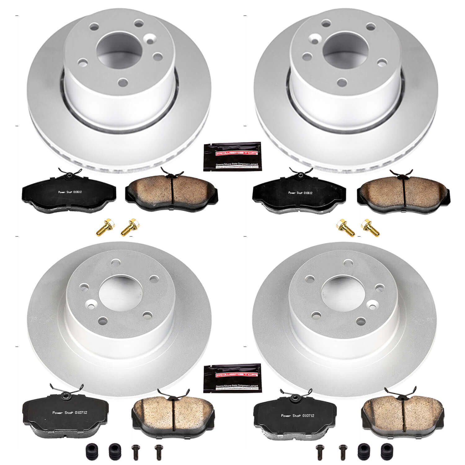 Power Stop CRK6153 Z23 Evolution Sport Front And Rear Brake Kit for 1999 Land Rover Discovery Series Ii product image
