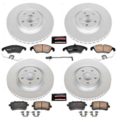 Power Stop CRK6155 Z23 Evolution Sport Front And Rear Brake Kit for 2011 Audi S4 product image