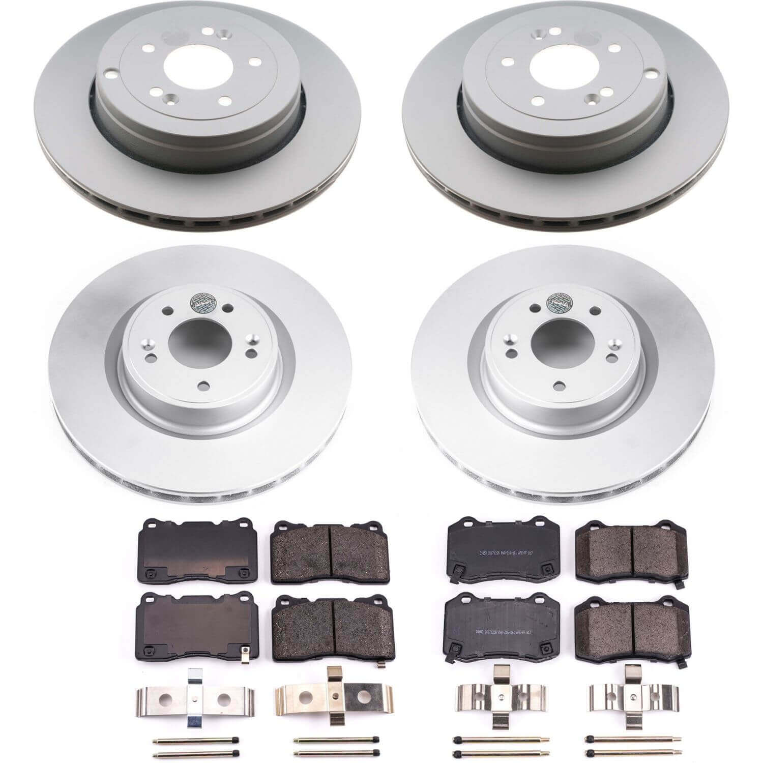 Power Stop CRK6167 Z17 Evolution Front And Rear Pad And Rotor Kit for 2010-2016 Hyundai Genesis Coupe product image