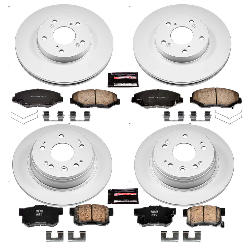 Power Stop CRK6171 Z17 Evolution Front And Rear Brake Kit for 2002-2004 Honda CR-V product image