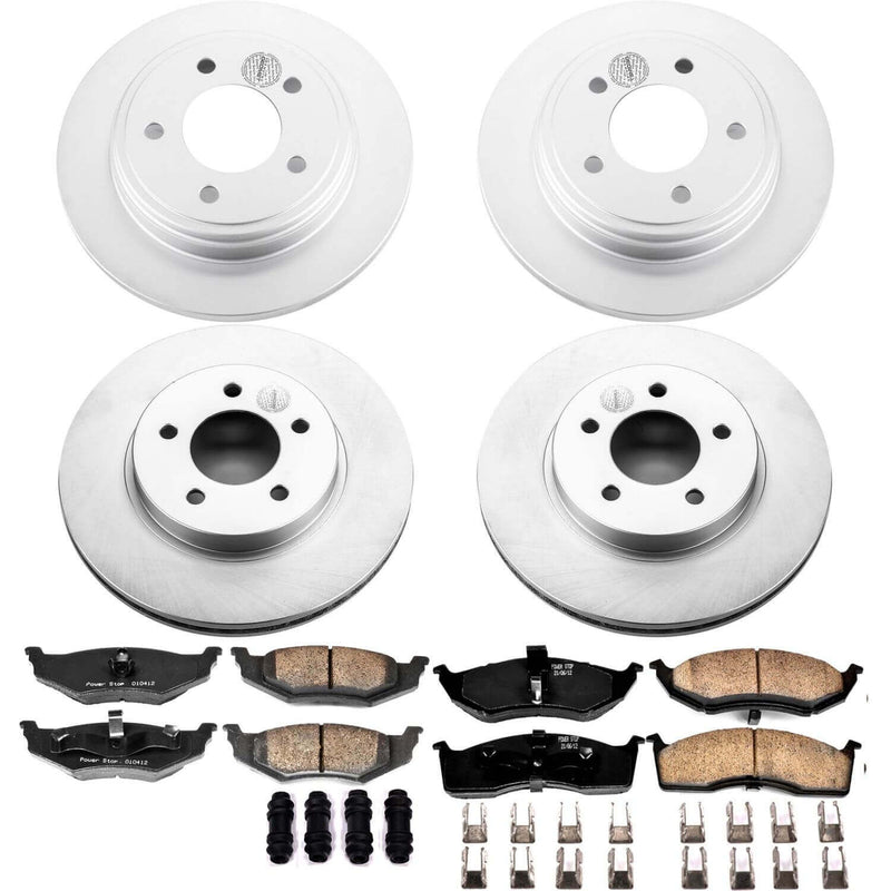 Power Stop CRK6177 Z17 Evolution Front And Rear Brake Kit for 1998-2004 Chrysler Concorde product image