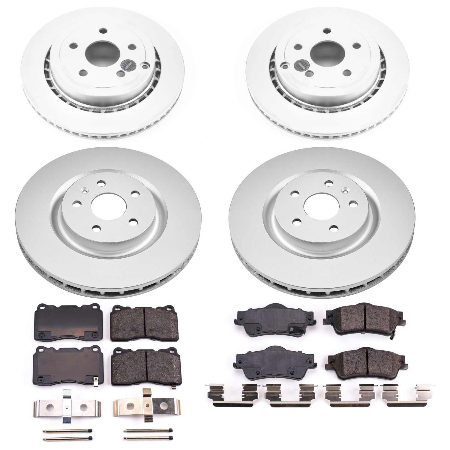 Power Stop CRK6187 Z17 Evolution Front And Rear Brake Kit for 2009 Pontiac G8 Gxp product image