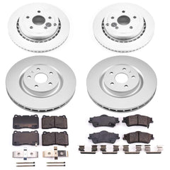 Power Stop CRK6187 Z17 Evolution Front And Rear Brake Kit for 2009 Pontiac G8 Gxp product image