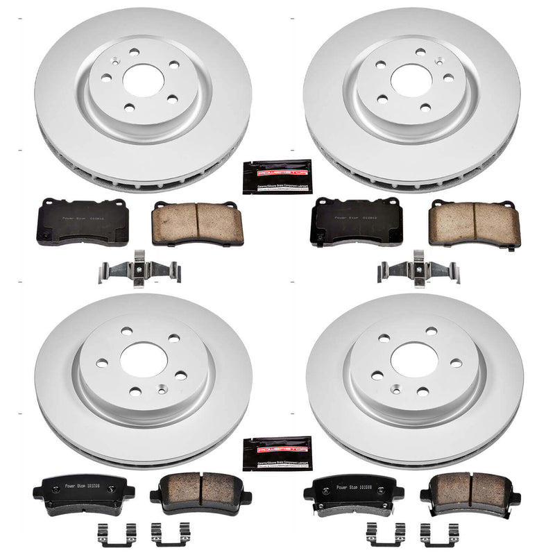 Power Stop CRK6188 Z17 Evolution Front And Rear Brake Kit for 2012-2013 Buick Regal product image