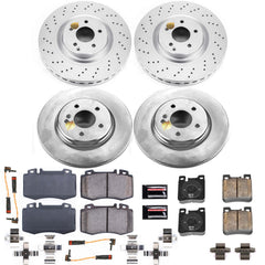 Power Stop CRK6204 Z23 Evolution Geomet Coated Front And Rear Pad And Rotor Kit for 2002-2004 Mercedes-Benz C32 AMG product image