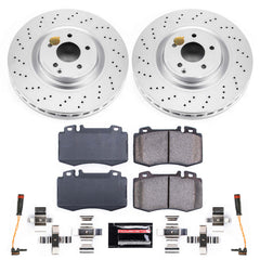 Power Stop CRK6205 Z23 Evolution Geomet Coated Front Pad And Rotor Kit for 2002-2004 Mercedes-Benz C32 AMG product image