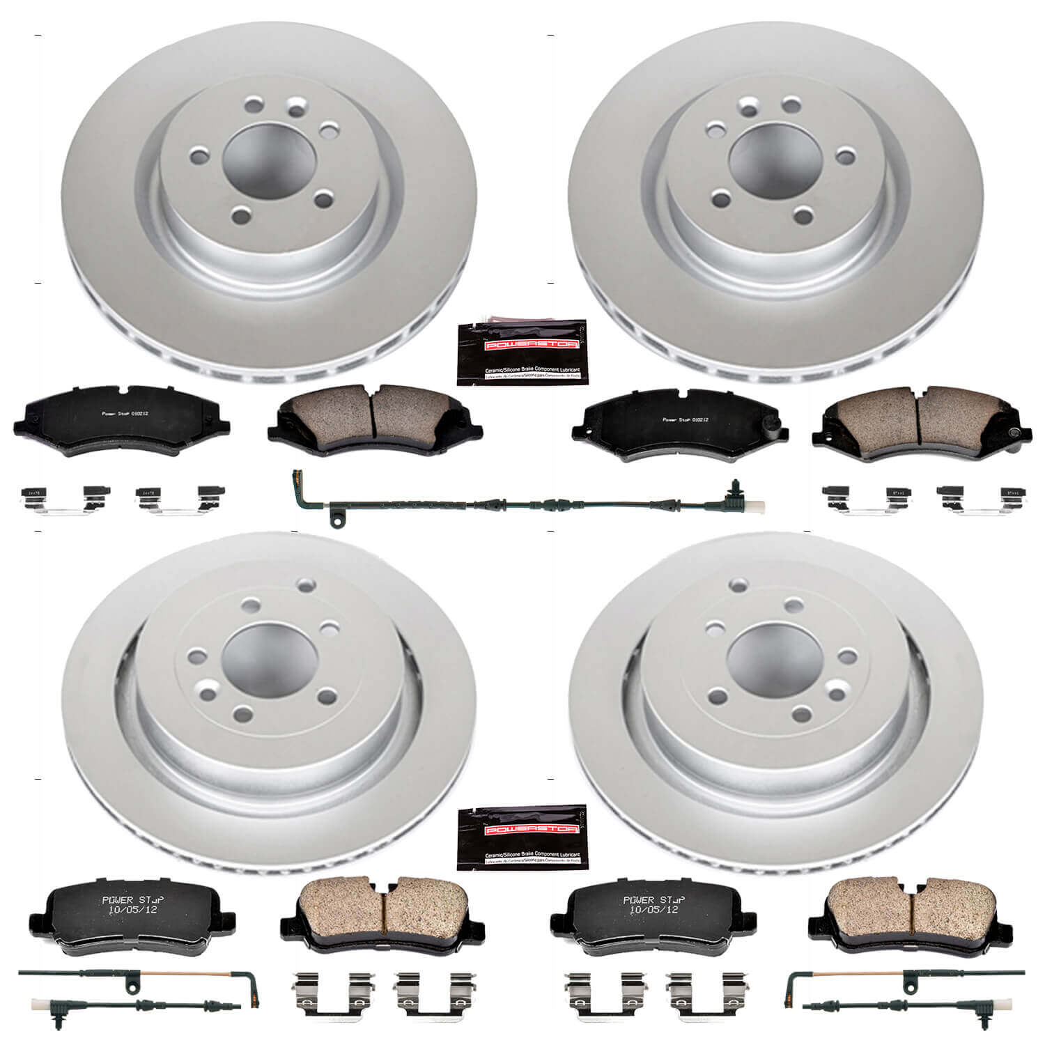 Power Stop CRK6227 Z23 Evolution Sport Front And Rear Brake Kit for 2010 Land Rover Range Rover Sport Hse product image