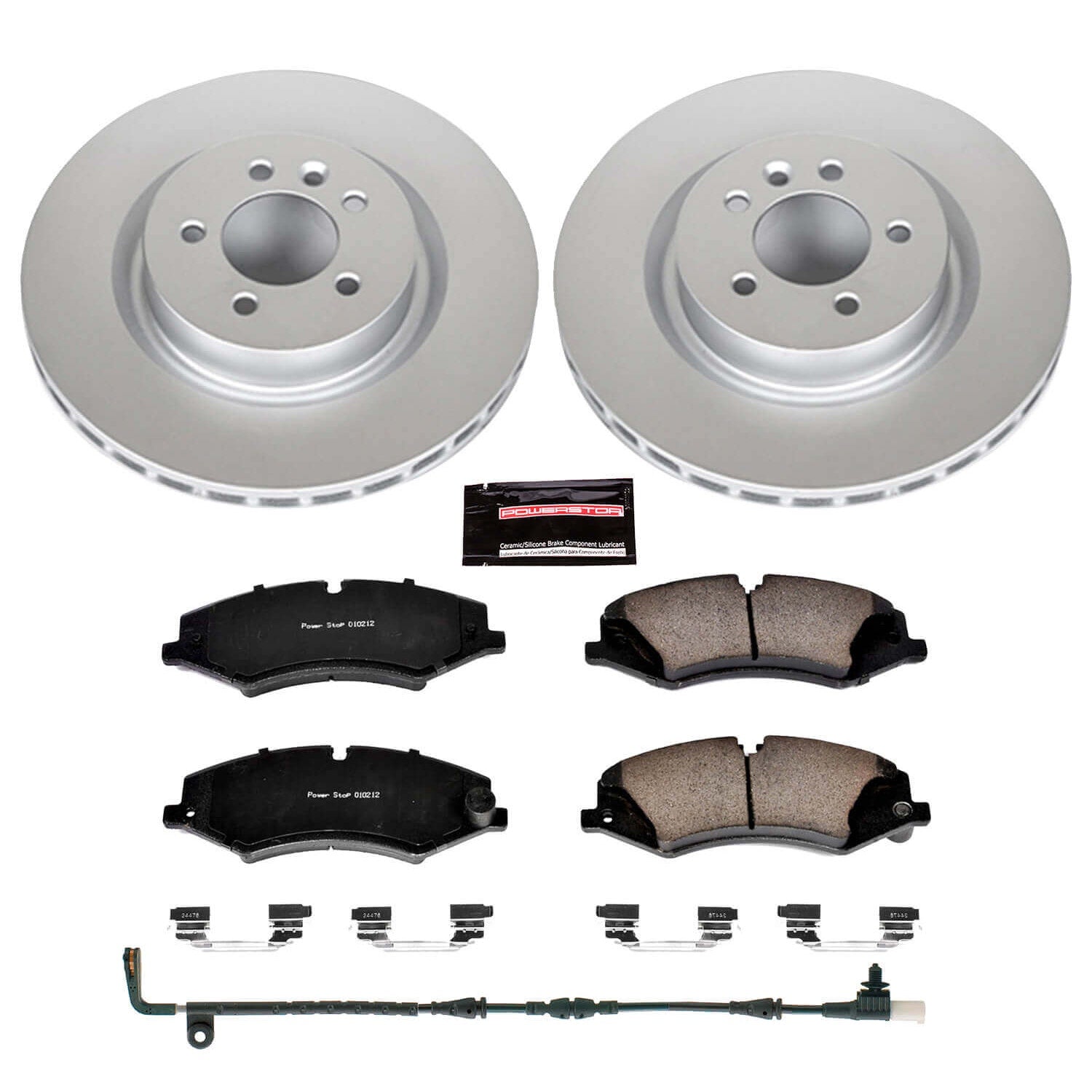 Power Stop CRK6228 Z23 Evolution Sport Front Brake Kit for 2010 Land Rover Range Rover Sport Hse product image