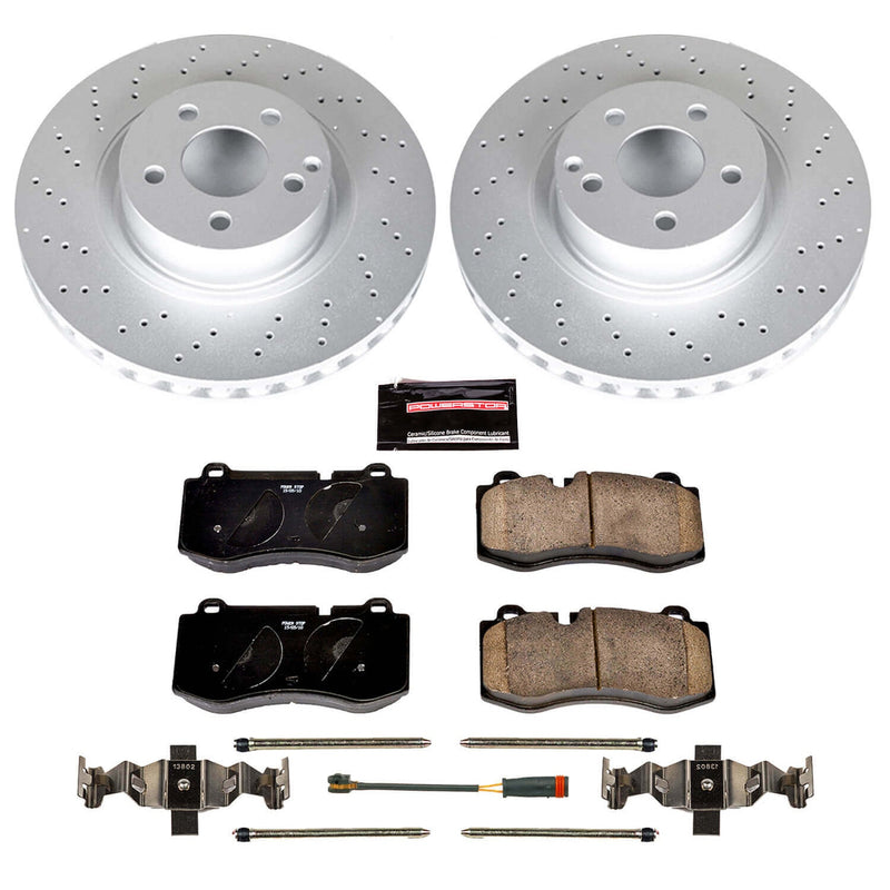 Power Stop CRK6231 Z23 Evolution Sport Front Brake Kit for 2007-2008 Mercedes-Benz CL550 product image