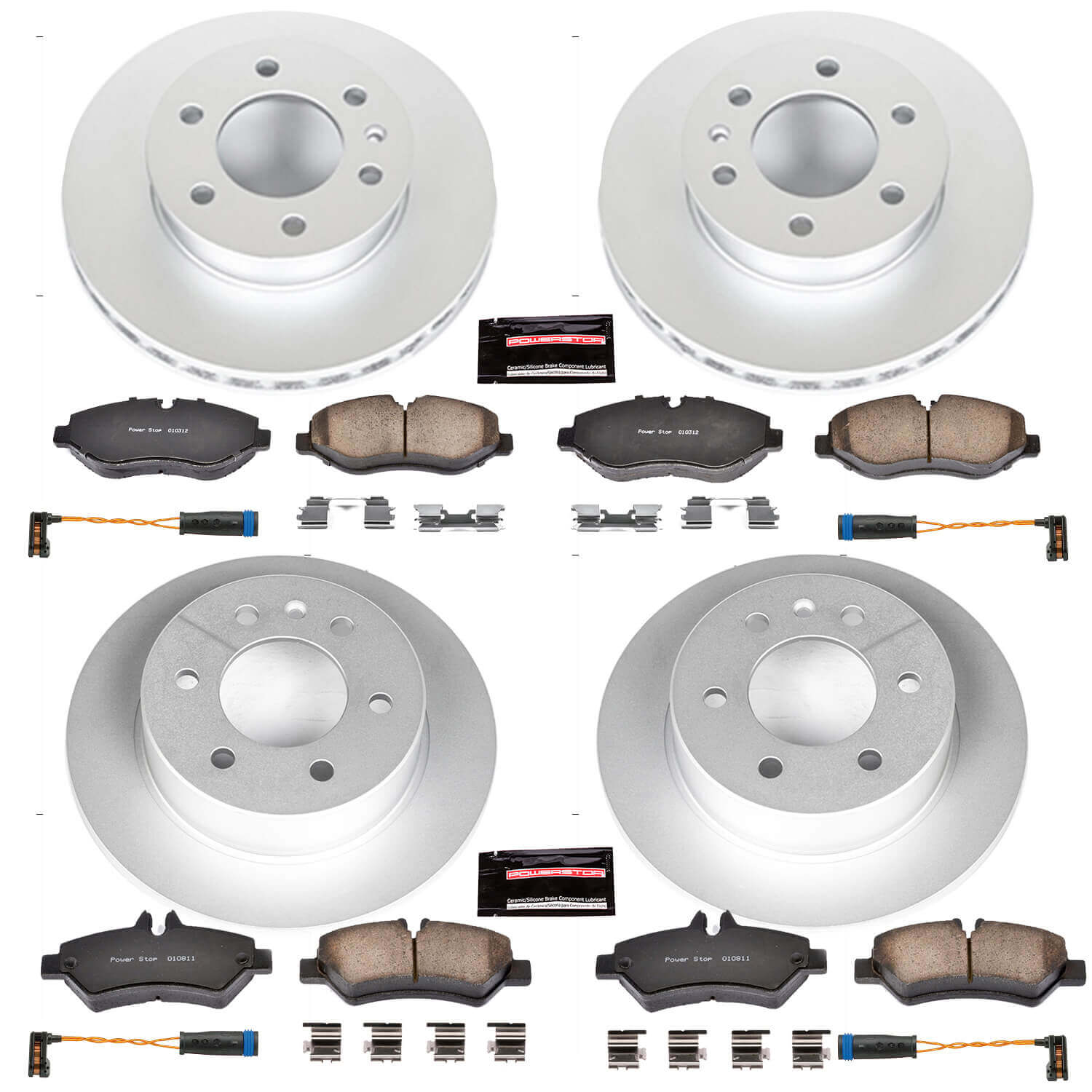 Power Stop CRK6235 Z23 Evolution Sport Front And Rear Brake Kit for 2009 Dodge Sprinter 2500 product image