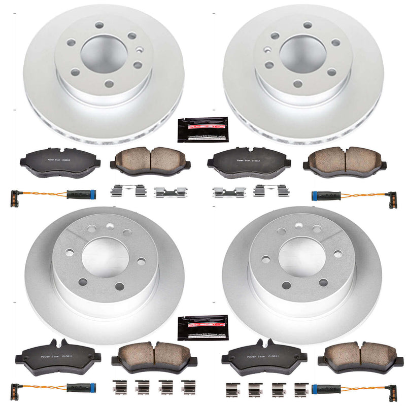 Power Stop CRK6235 Z23 Evolution Sport Front And Rear Brake Kit for 2009 Dodge Sprinter 2500 product image