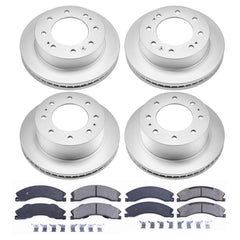 Power Stop CRK6259 Z17 Evolution Front And Rear Brake Kit for 2012-2014 Chevrolet Silverado 2500 HD product image