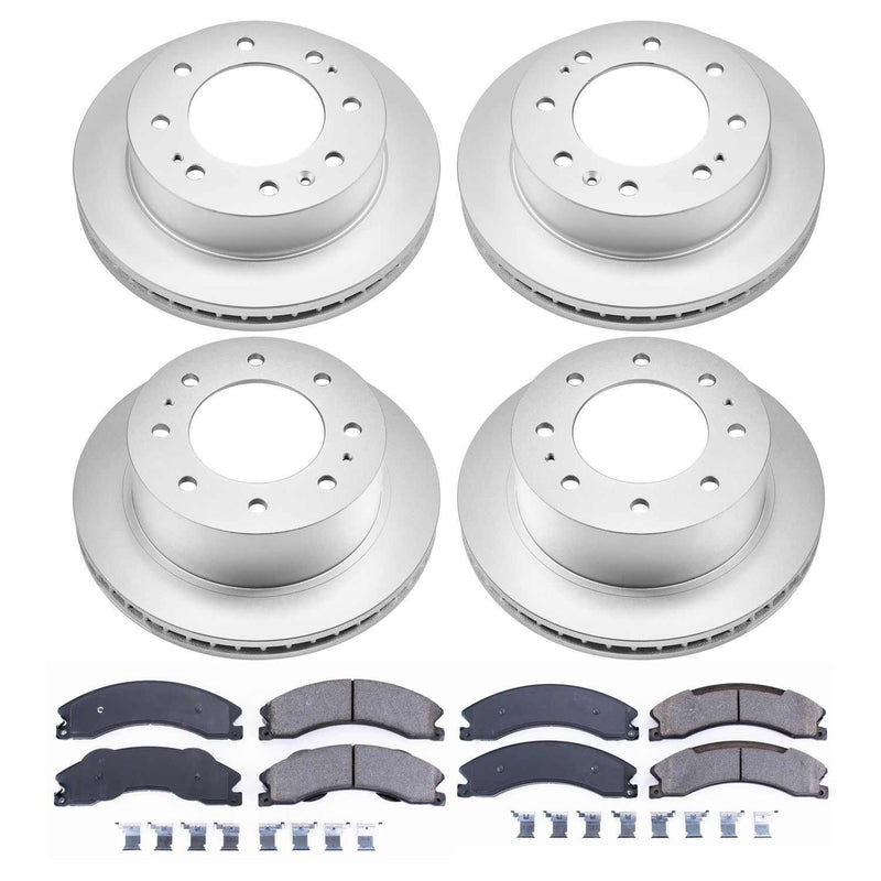 Power Stop CRK6259 Z17 Evolution Front And Rear Brake Kit for 2012-2014 Chevrolet Silverado 2500 HD product image