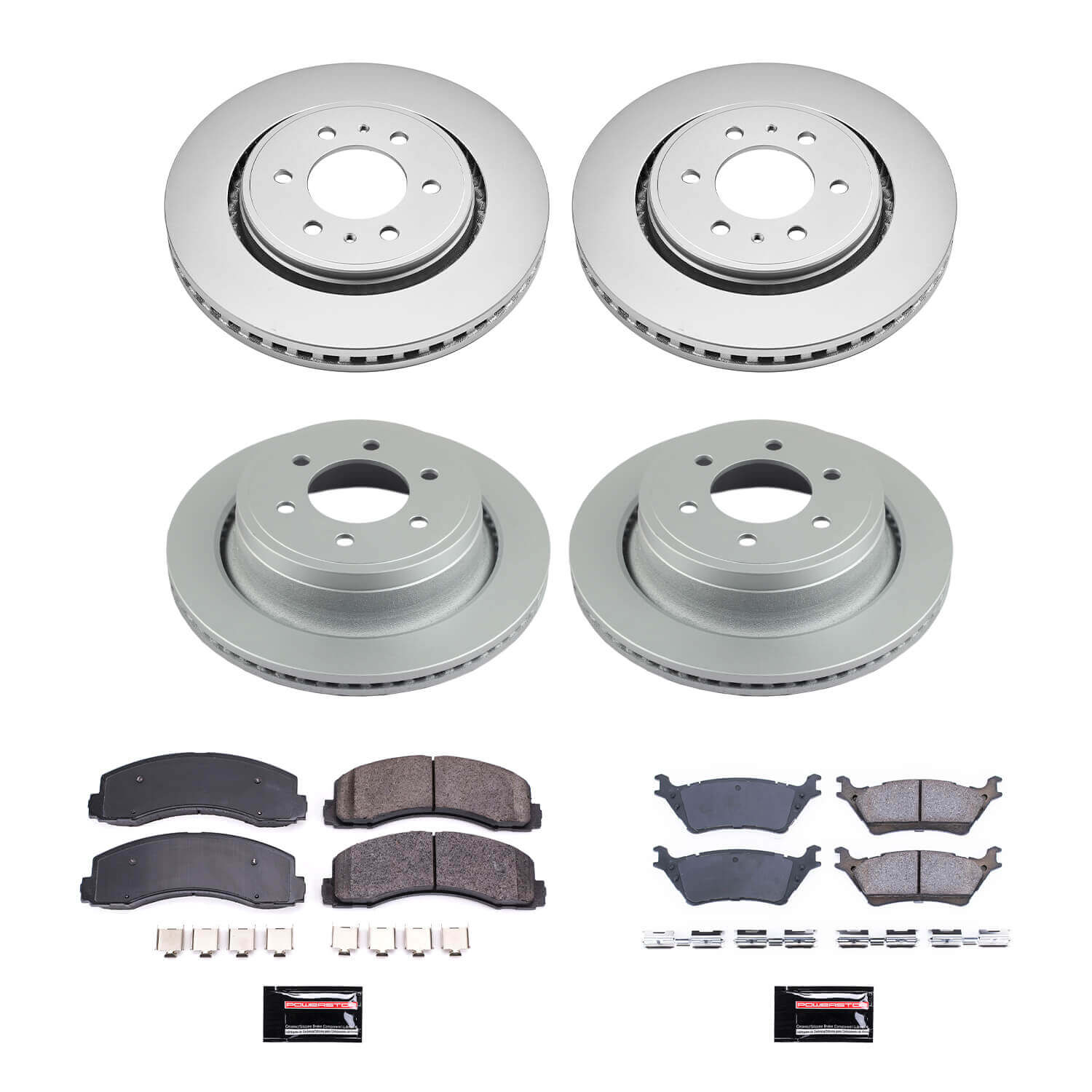 Power Stop CRK6268 Z17 Evolution Front And Rear Brake Kit for 2012-2017 Ford F-150 product image
