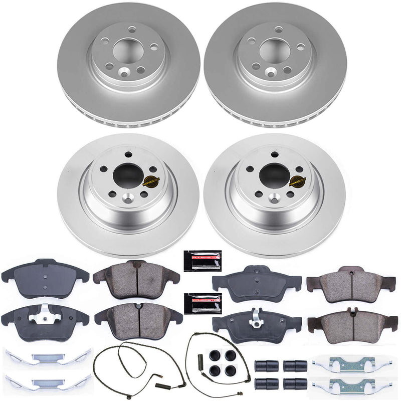 Power Stop CRK6276 Z23 Evolution Sport Front And Rear Brake Kit for 2012-2015 Land Rover Range Rover Evoque product image