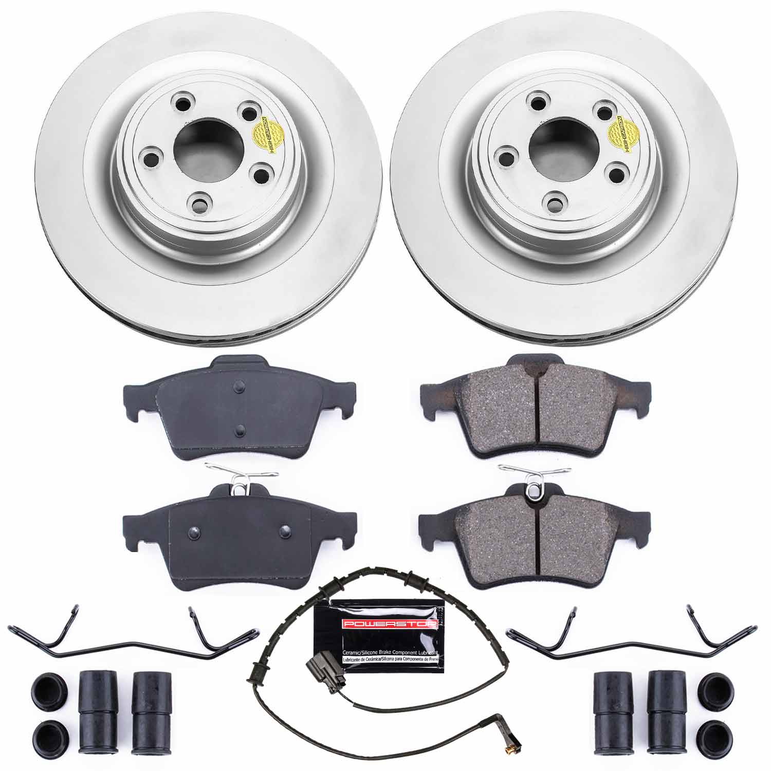 Power Stop CRK6279 Z23 Evolution Sport Rear Brake Kit for 2010-2015 Jaguar Xf product image