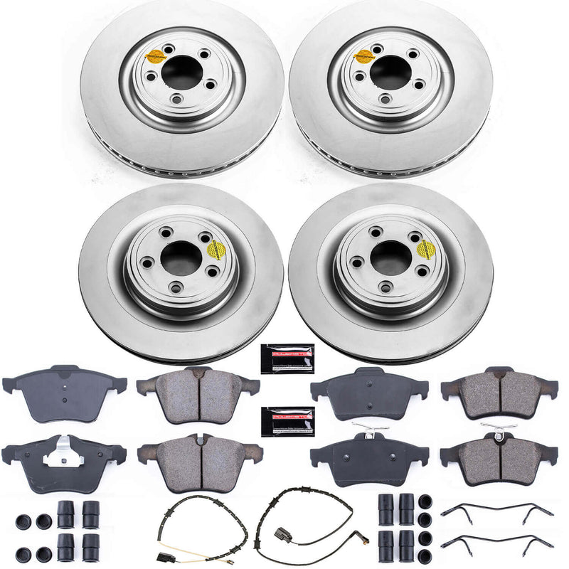 Power Stop CRK6283 Z23 Evolution Sport Front And Rear Brake Kit for 2010-2015 Jaguar Xf product image
