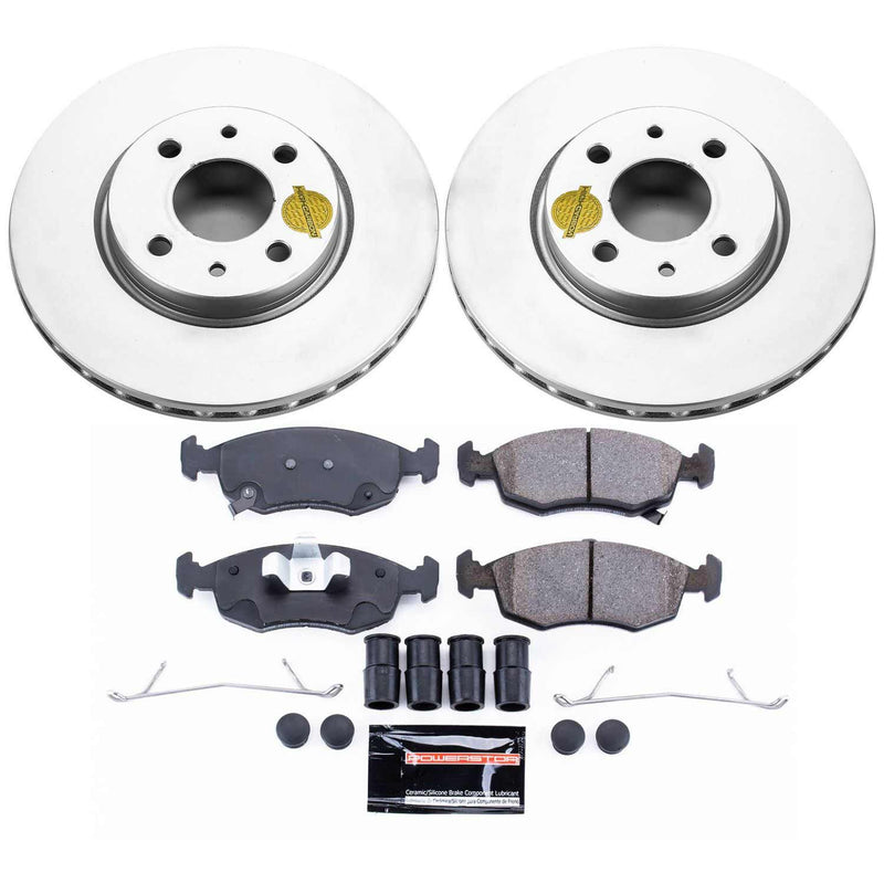 Power Stop CRK6290 Z23 Evolution Sport Front Brake Kit for 2012-2017 Fiat 500 product image