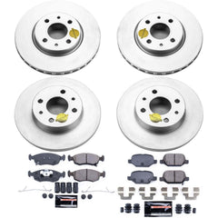 Power Stop CRK6291 Z23 Evolution Sport Front And Rear Brake Kit for 2012-2017 Fiat 500 product image