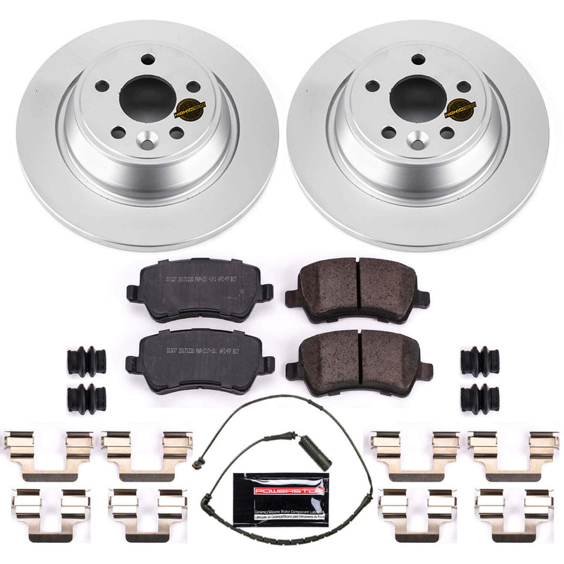 Power Stop CRK6293 Z23 Evolution Sport Rear Brake Kit for 2012-2015 Land Rover Range Rover Evoque product image