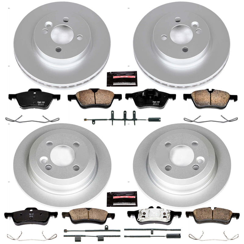 Power Stop CRK6296 Z23 Evolution Sport Front And Rear Brake Kit for 2007-2008 MINI Cooper Convertible product image