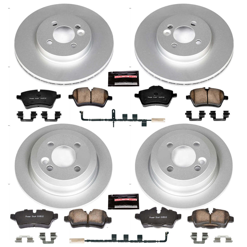 Power Stop CRK6301 Z23 Evolution Sport Front And Rear Brake Kit for 2007 MINI Cooper Hatchback product image