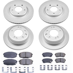 Power Stop CRK6302 Z17 Evolution Front And Rear Brake Kit for 2009-2012 Hyundai Elantra Hatchback product image
