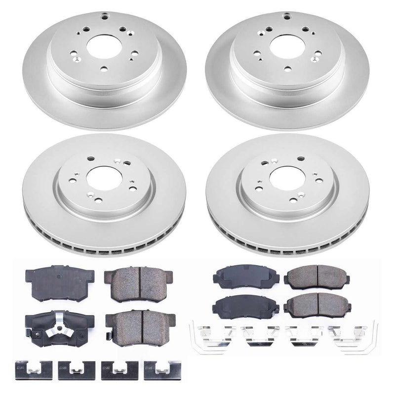 Power Stop CRK6305 Z17 Evolution Front And Rear Brake Kit for 2012-2016 Honda CR-V All Wheel Drive product image