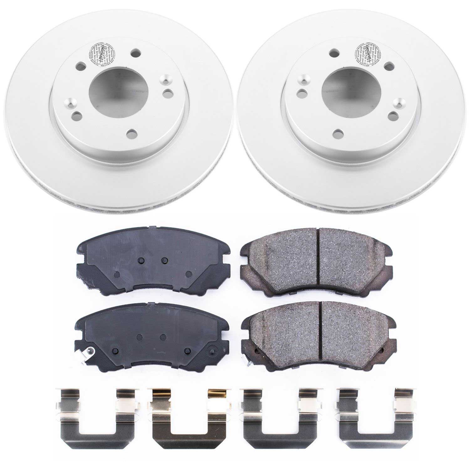 Power Stop CRK6309 Z17 Evolution Front Brake Kit for 2010-2011 Kia Soul product image