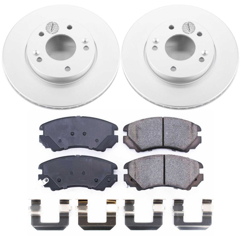Power Stop CRK6309 Z17 Evolution Front Brake Kit for 2010-2011 Kia Soul product image