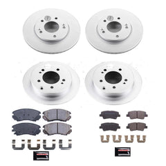 Power Stop CRK6310 Z17 Evolution Front And Rear Brake Kit for 2010-2011 Kia Soul product image