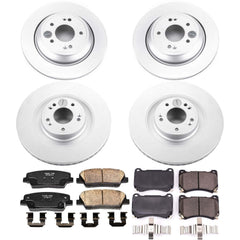 Power Stop CRK6312 Z17 Evolution Front And Rear Brake Kit for 2011 Hyundai Equus product image