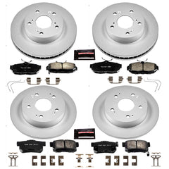 Power Stop CRK6320 Z17 Evolution Front And Rear Brake Kit for 2012 Honda Civic EX, EX-L product image