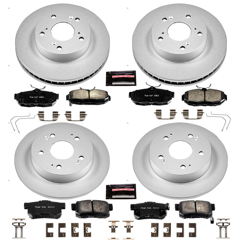 Power Stop CRK6320 Z17 Evolution Front And Rear Brake Kit for 2012 Honda Civic EX, EX-L product image