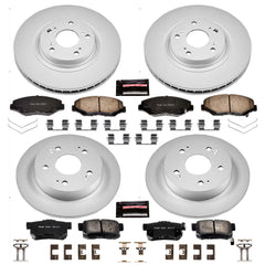 Power Stop CRK6327 Z17 Evolution Front And Rear Brake Kit for 2013-2015 Acura ILX product image