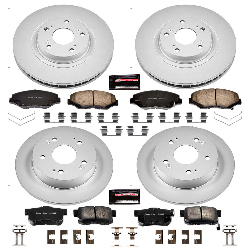 Power Stop CRK6327 Z17 Evolution Front And Rear Brake Kit for 2013-2015 Acura ILX product image