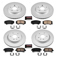 Power Stop CRK6330 Z17 Evolution Front And Rear Brake Kit for 2010-2011 Saab 9-5. product image