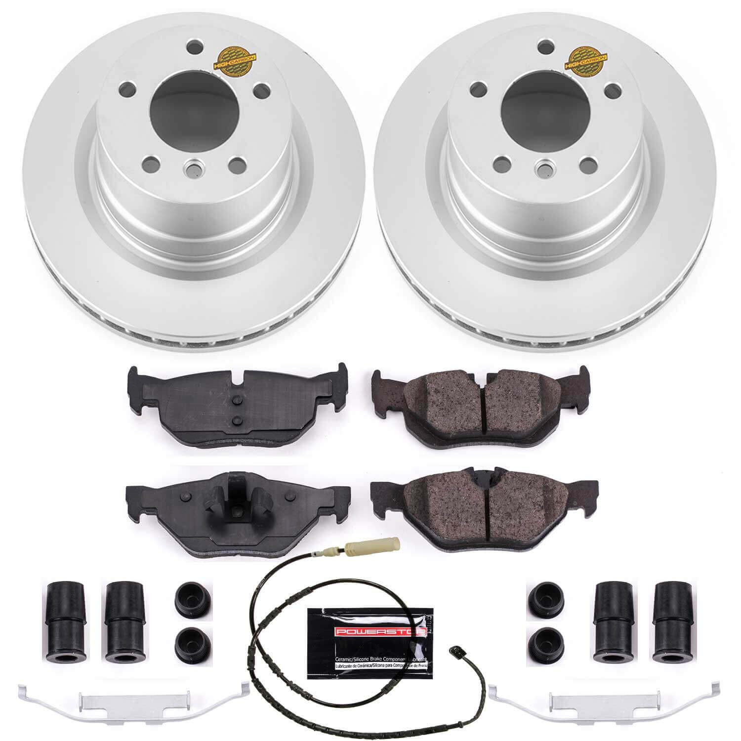 Power Stop CRK6348 Z23 Evolution Sport Rear Brake Kit for 2010-2013 BMW 128I product image