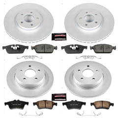 Power Stop CRK6350 Z23 Evolution Sport Front And Rear Brake Kit for 2013-2014 Ford Focus ST product image