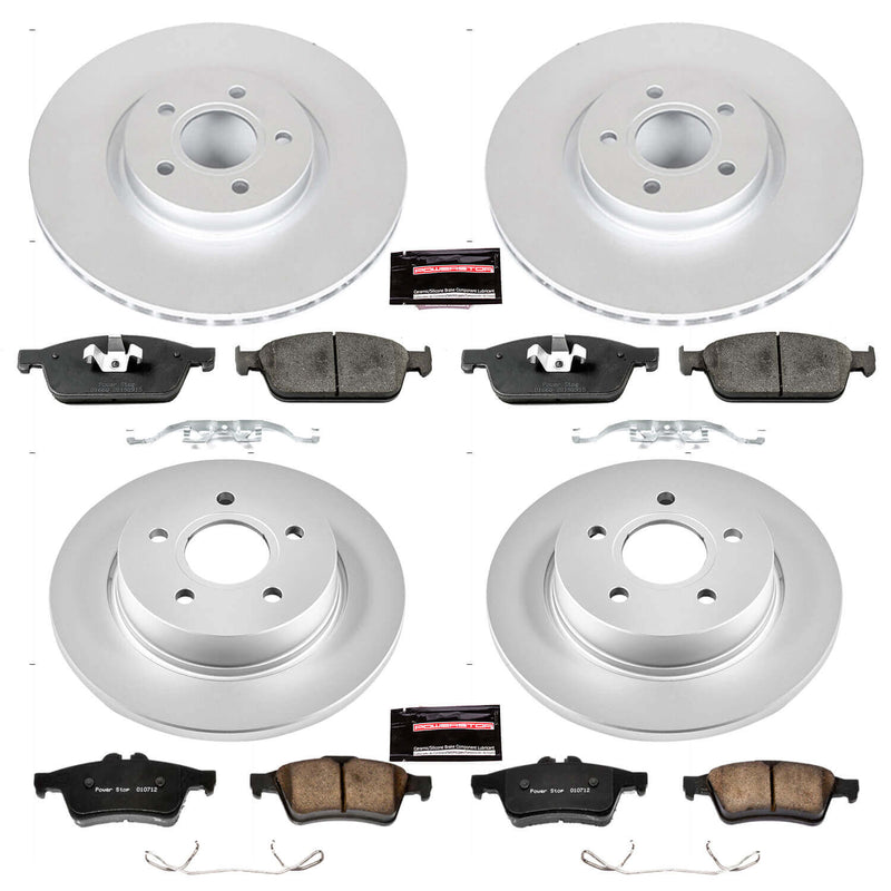 Power Stop CRK6350 Z23 Evolution Sport Front And Rear Brake Kit for 2013-2014 Ford Focus ST product image