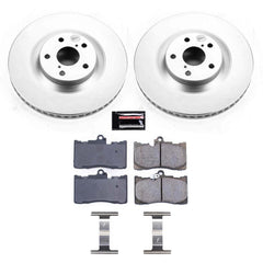 Power Stop CRK6353 Z17 Evolution Front Brake Kit for 2011 Lexus GS350 product image