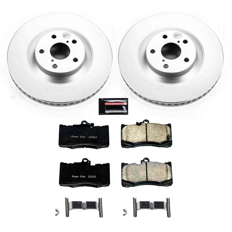 Power Stop CRK6355 Z17 Evolution Front Brake Kit for 2018-2019 Lexus GS300 Base product image
