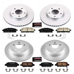 Power Stop CRK6361 Z17 Evolution Front And Rear Brake Kit for 2011-2017 Nissan Quest product image
