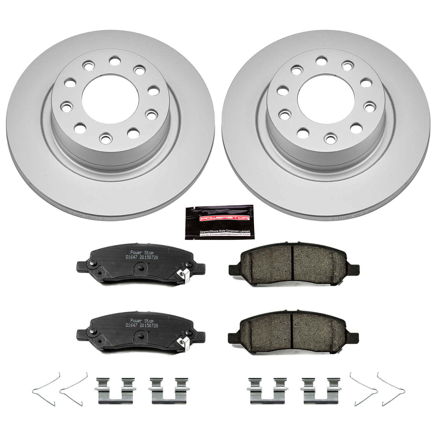 Power Stop CRK6371 Z17 Evolution Rear Brake Kit for 2013-2016 Dodge Dart product image