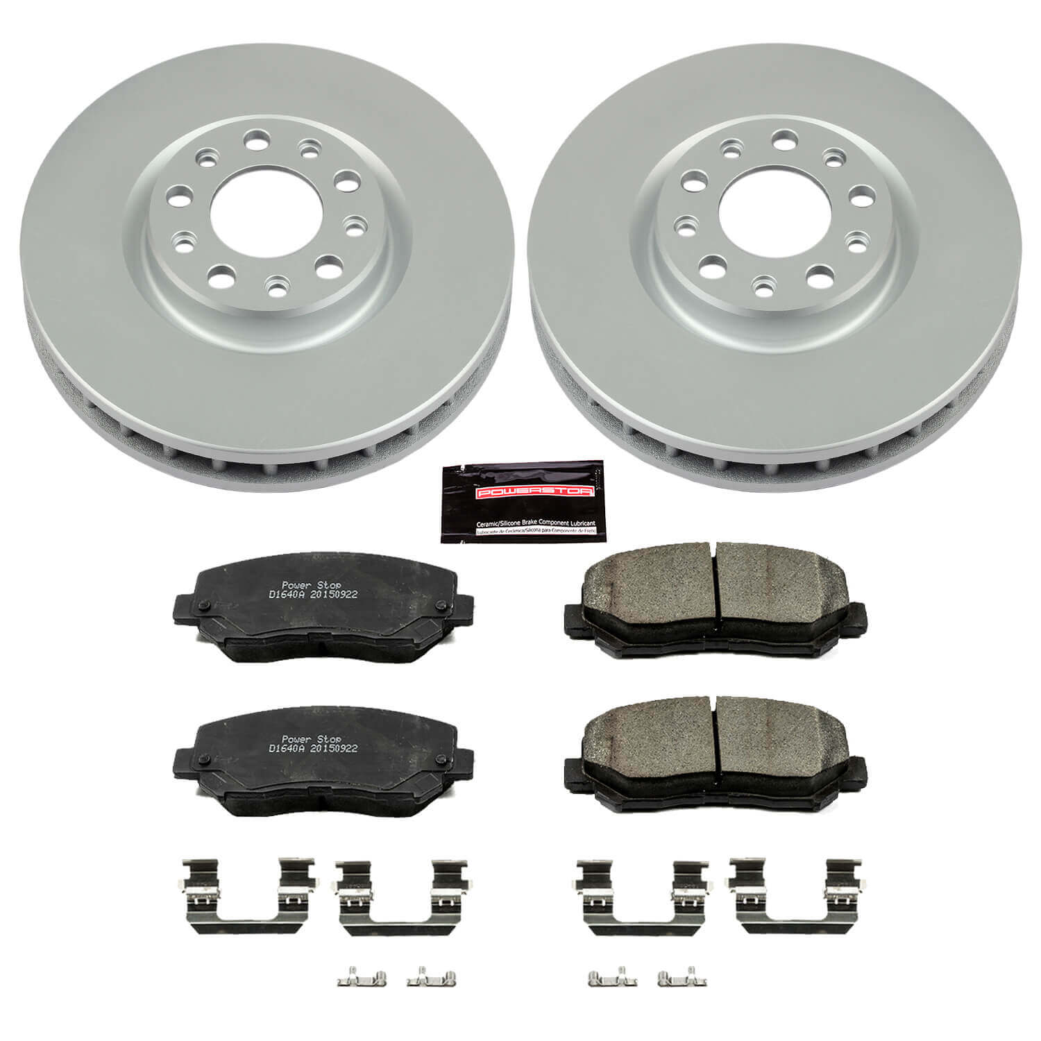 Power Stop CRK6372 Z17 Evolution Front Brake Kit for 2015-2017 Chrysler 200 product image