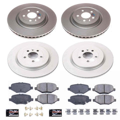 Power Stop CRK6375 Z17 Evolution Front And Rear Brake Kit for 2013-2019 Ford Explorer product image