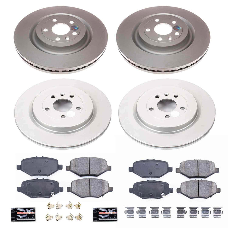 Power Stop CRK6375 Z17 Evolution Front And Rear Brake Kit for 2013-2019 Ford Explorer product image