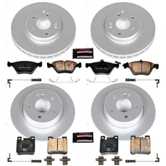 Power Stop CRK6379 Z23 Evolution Sport Front And Rear Brake Kit for 1998-2003 Mercedes-Benz E320 Station Wagon product image